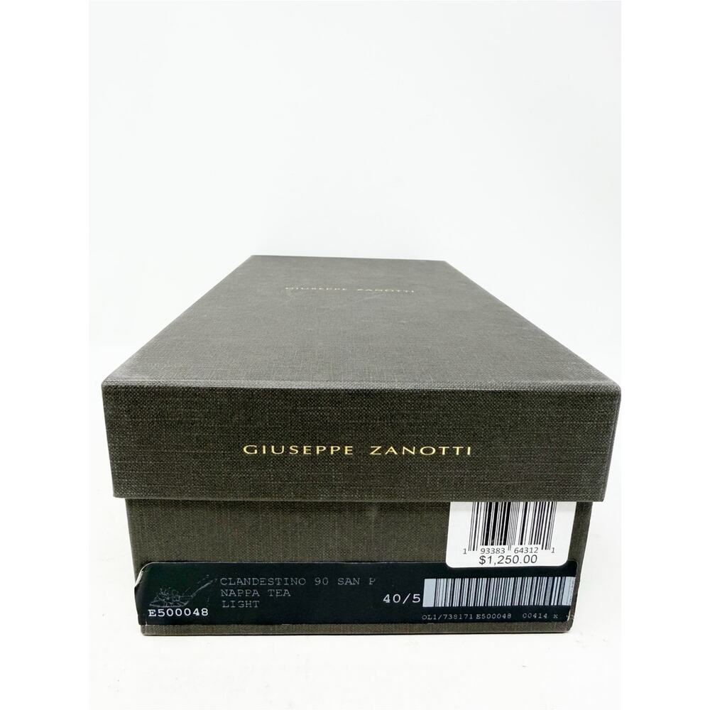 Giuseppe Zanotti Orchid Mule Leather Heels Womens Size EU 40.5 - Picture 15 of 15